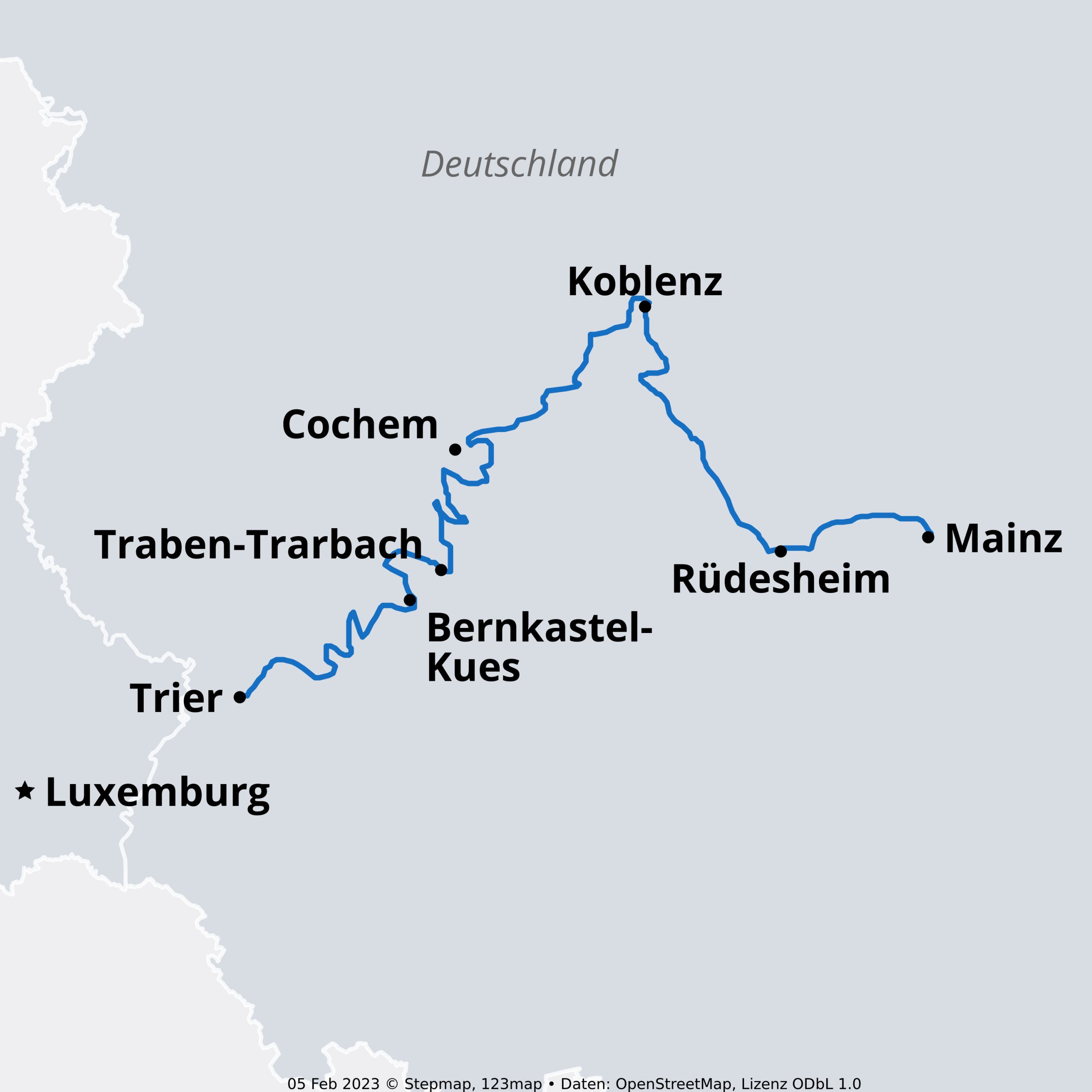 Karte MS Aurora Mosel Rhein 2024 scaled